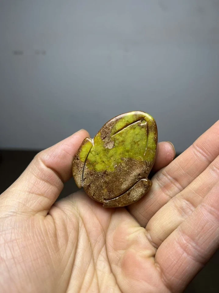 Raro China antiguo jade tallado fengshui riqueza animal rana estanque común rana estatua Foto 4 de 4