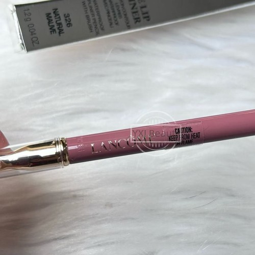 Lancome Le Lip Liner Waterproof Pencil & Brush~Natural Mauve~Full size~Rare~New - Picture 4 of 5