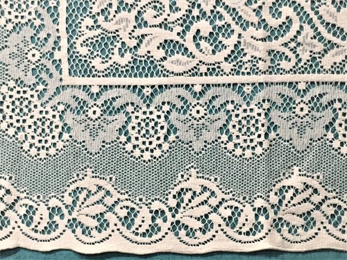 Classic Windsor Lace Valance 62" x 19" Ivory Cotton Blend Livingroom Bedroom - Picture 5 of 5