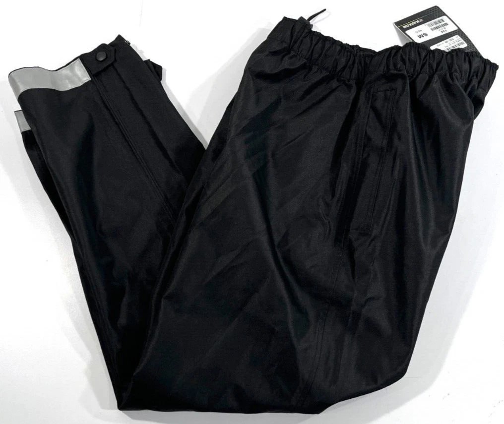 SMALL BLAUER 134 MENS B.DRY WATERPROOF TACTICAL RAIN PANTS BLACK W/ REFLECTIVE