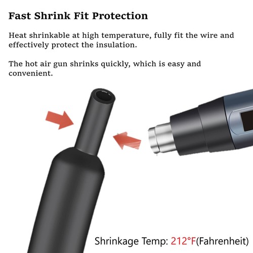 Heat Shrink Tubing Tube Dual Wall 3:1 Marine Adhesive Glue Lined Waterproof - Picture 6 of 10