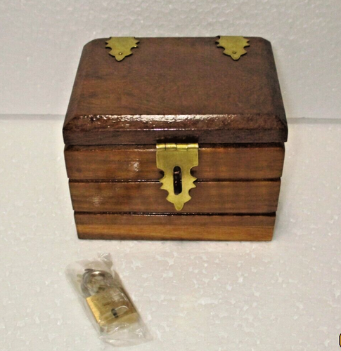 Watch Box Deluxe Magic Trick - Made of Wood Items Appear or Vanish in Locked Box - Picture 3 of 4