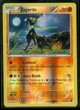 Pokemon ZYGARDE 52/124 - XY Fates Collide - Rev Holo - MINT