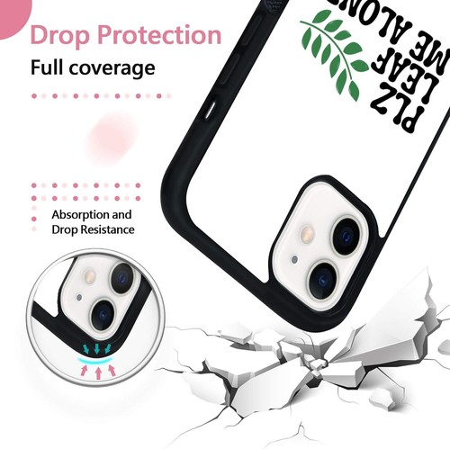 Anti scratch Cover For iPhone SE XS XR Max 5 6 7 8 Plus autumn leaf me alone - Picture 15 of 25