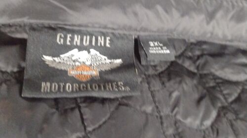 Harley Davidson Herren Puffer Jacke Riding Liner Motor Biker schwarz Gr. 2XL - Bild 8 von 16