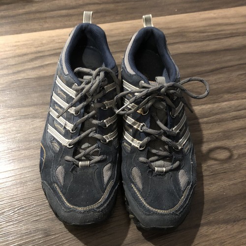 Sketchers Women’s Sneaker 10 Hiking Outdoor Trail Casual Shoe SN 46757 Blue - Picture 2 of 5