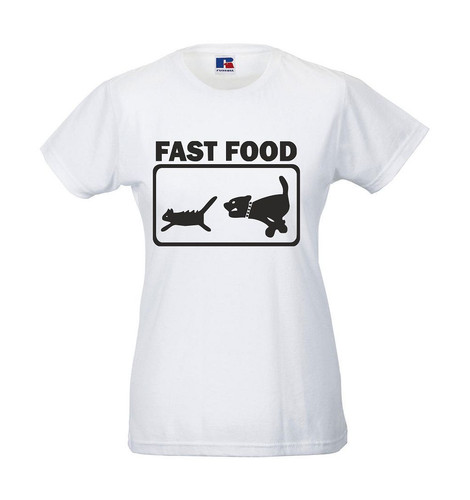 Fast Food Girlie Shirt - Picture 3 of 4