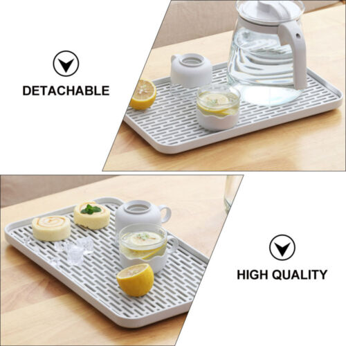 3 pcs Draining Board Double Layers Rectangular Rack Kitchen Drip Tray (Size - Picture 4 of 12
