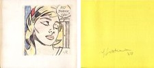 Roy Lichtenstein POP ART autograph, Exhibition catalog signed Roy Lichtenstein POP ART autograph, Exhibition catalog signed