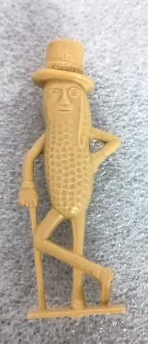 Vintage Planters Mr. Peanut Plastic Whistle 1970s NOS New - Picture 1 of 5
