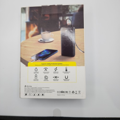 Bloc Affichage Numérique PD30W Banque d'Alimentation Portable Charge Rapide Vitesse Sûre - Photo 2 sur 2