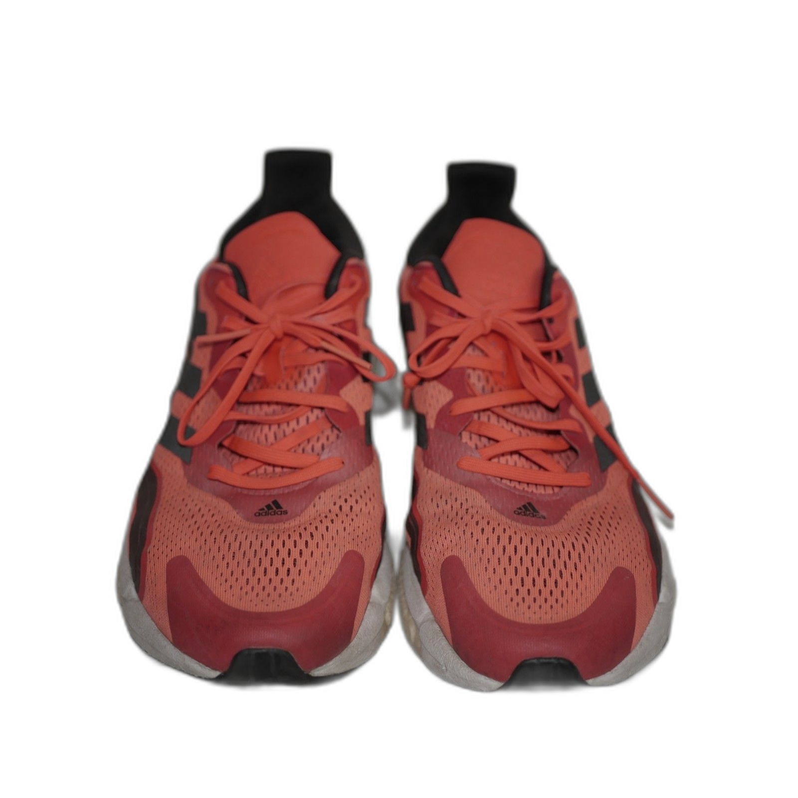 SAOLA Adidas SolarBoost scarpe da corsa uomo taglia 11 5 arancione nero suola continentale