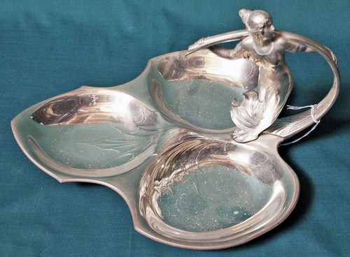 ART NOUVEAU WMF silver-plated Tray German Austrian silver plated silver plate - Picture 7 of 10