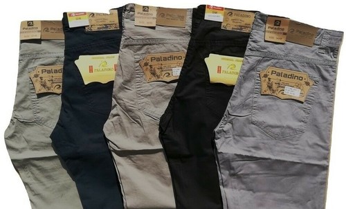 Jeans Pantalone Uomo Paladino Leggero Estivo Elasticizzato Regular Fit  46/62 | eBay