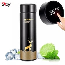 New Smart Leak-proof LCD Touch Temperature Display Vacuum Insulated Bottle 500ml