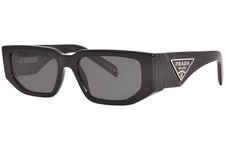 Prada Sunglasses PR09ZS 1AB5S0 54mm Black / Dark Grey Lens New