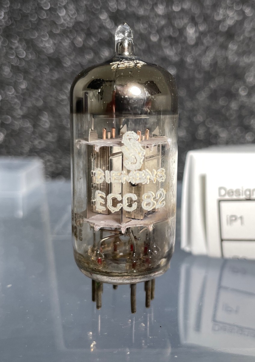 Siemens ECC82 / 12AU7 Nickel Munich #436 Dual Triode Tube Vintage
