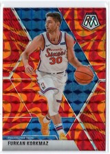 19-20 Mosaic Reactive Orange #199 Furkan Korkmaz Base 76ers