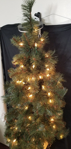 50" Pre-Lit Christmas Tree with Lighted Weighted Base - Used - Picture 3 of 10