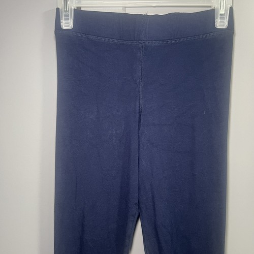 Boden Girls Stretchy Leggings Stripe Hem Blue Size US 4R - Picture 2 of 6