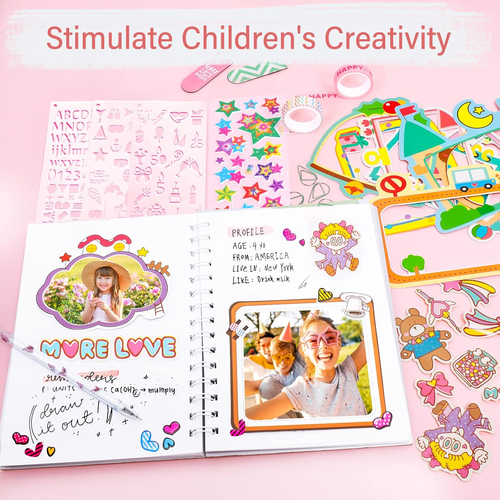 DIY Journal Kit, Gifts for Girls Age of 8 9 10 11 12 13 Years Old and Up, Girls - Picture 5 of 7