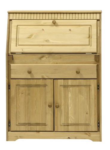 Sekretär aus Kiefernholz gelaugt/geölt Schreibtisch - Bild 4 von 4