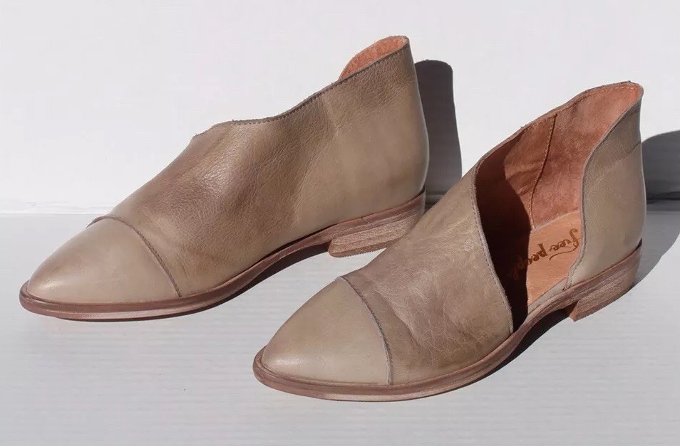 Free People Botines Royale Botines People De Cuero gris Talla 5.5 a2559a Free People Botines Royale Botines People De Cuero gris Talla 5.5 a2559a
