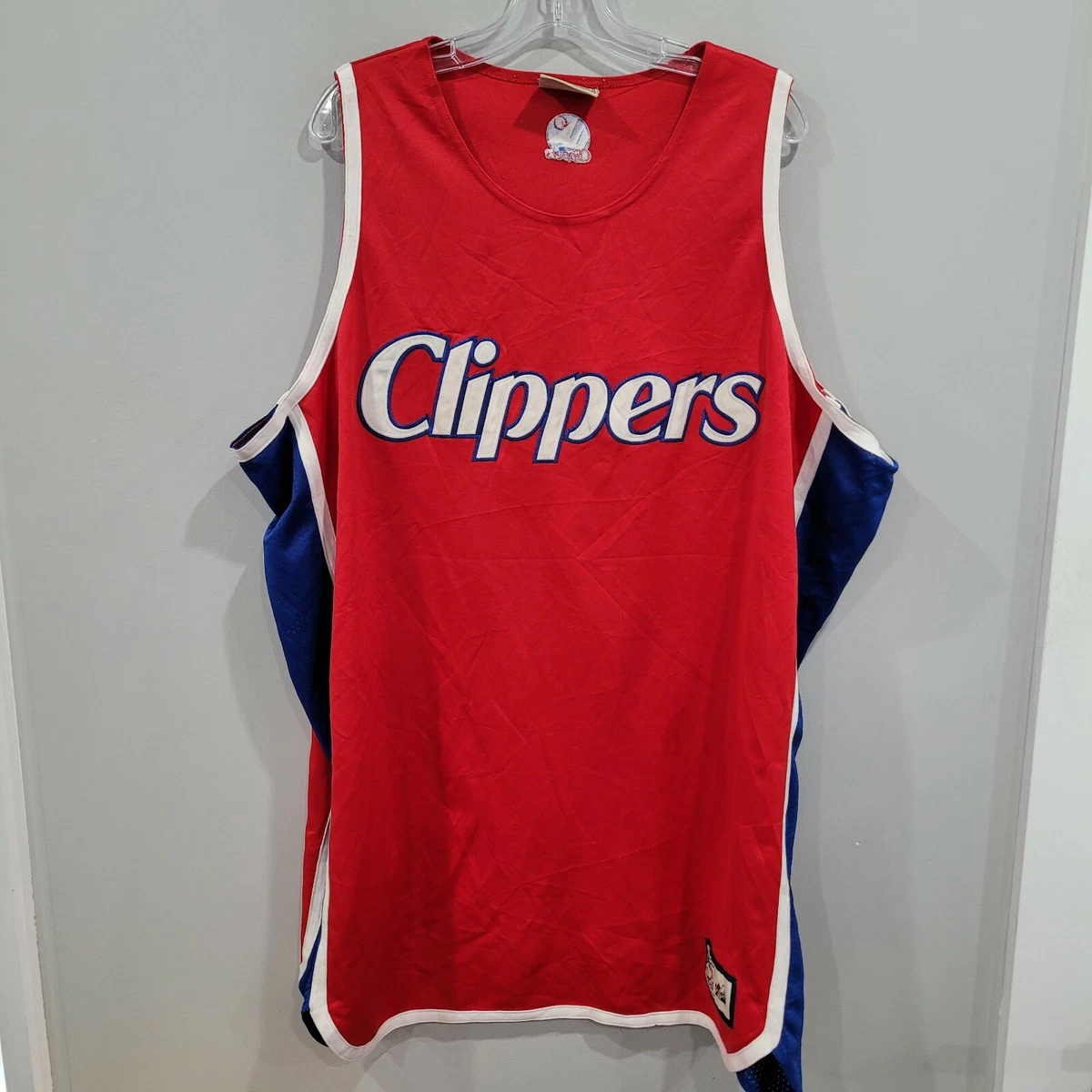 Vintage Majestic San Diego LA Los Angeles Clippers Red Throwback