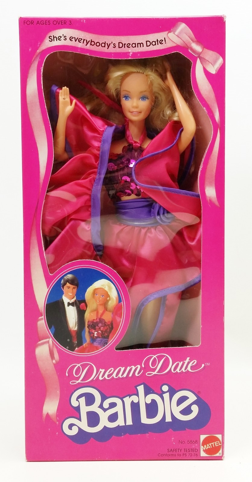Fecha de Ensueño de Barbie Muñeca (2) No.5868 nunca quitado de la caja Fecha de Ensueño de Barbie Muñeca (2) No.5868 nunca quitado de la caja