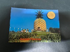 31-1-25 (446) Australia big pinneapple postcard + $ 1.00 matching coin