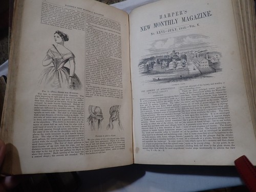 Harper's New Monthly Magazine, Vol. V, June to November 1852 , Hardcover - Picture 8 of 14