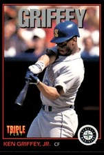 1993 Triple Play 1 Ken Griffey Jr Seattle Mariners MLB baseball card Hall Fame