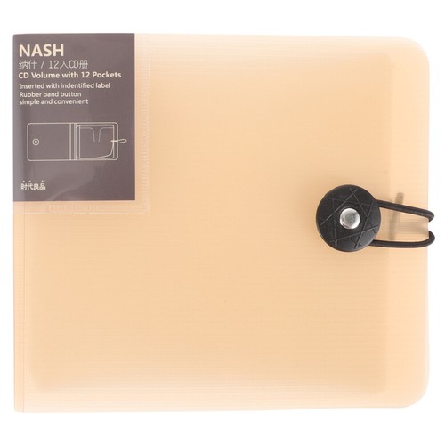 CD Booklet Travel Holders Storage Cases Clear Binder Organizer for Discs - Afbeelding 2 van 12