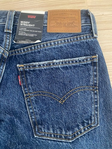 LEVI'S Womens Middy Straight Jeans W24 L31 NEW WITH TAGS - Picture 3 of 5