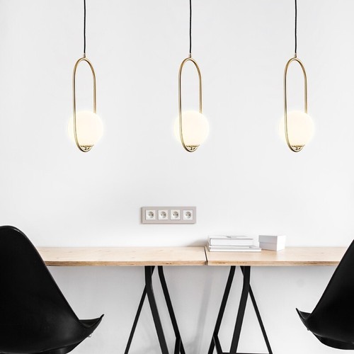 Bedroom Pendant Light Glass Kitchen Ceiling Lights Dining Room Pendant Lighting - Picture 5 of 15