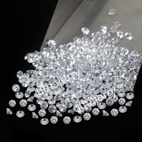 500 Piezas Diamante Natural VVS1 D Color 1.1 mm Redondo Corte Brillante Certificado HIP HOP - Imagen 6 de 6