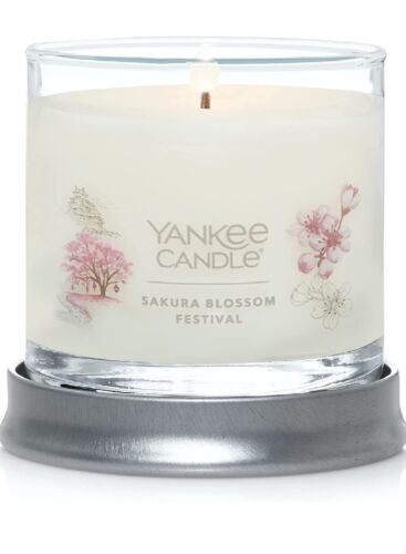 2 X YANKEE CANDLE SMALL JAR 121G SAKURA BLOSSOM NEU PORTOFREI (MIT METALLDECKEL) - Bild 2 von 2