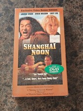 BRAND NEW Shanghai Noon (VHS; 2001) Jackie Chan RARE Sealed OOP Watermarks