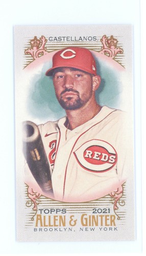 Topps Allen & Ginter 2021 - Nick Castellanos Mini Base Set 339 - Cincinnati Reds - Imagen 1 de 2