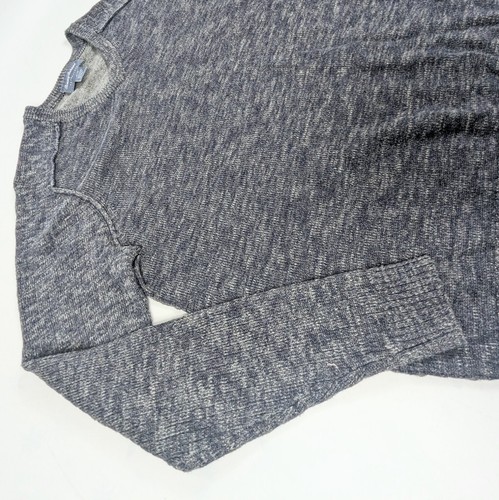 TOMMY BAHAMA GRAN RET FLIP PULLOVER SWEATER REVERSIBLE MARLED BLUE MENS MEDIUM - Picture 7 of 9