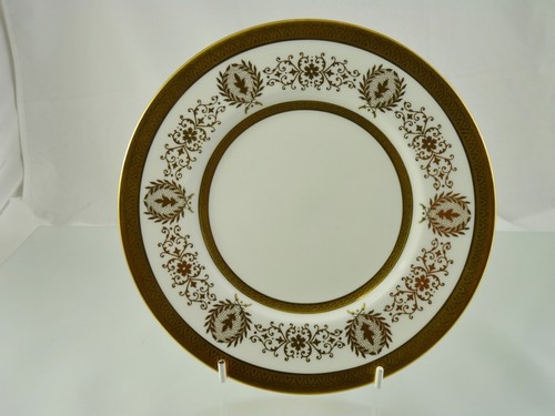 LADY ANNE GOLD 1970 PLATO DE ENSALADA DE COALPORT CHINA CO INGLATERRA - Imagen 1 de 4