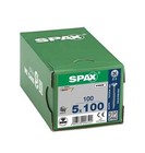 SPAX Wirox Z2 Csk Pozi Screws PZ2 5.0 x 100mm Qty 100 Pcs ZINC