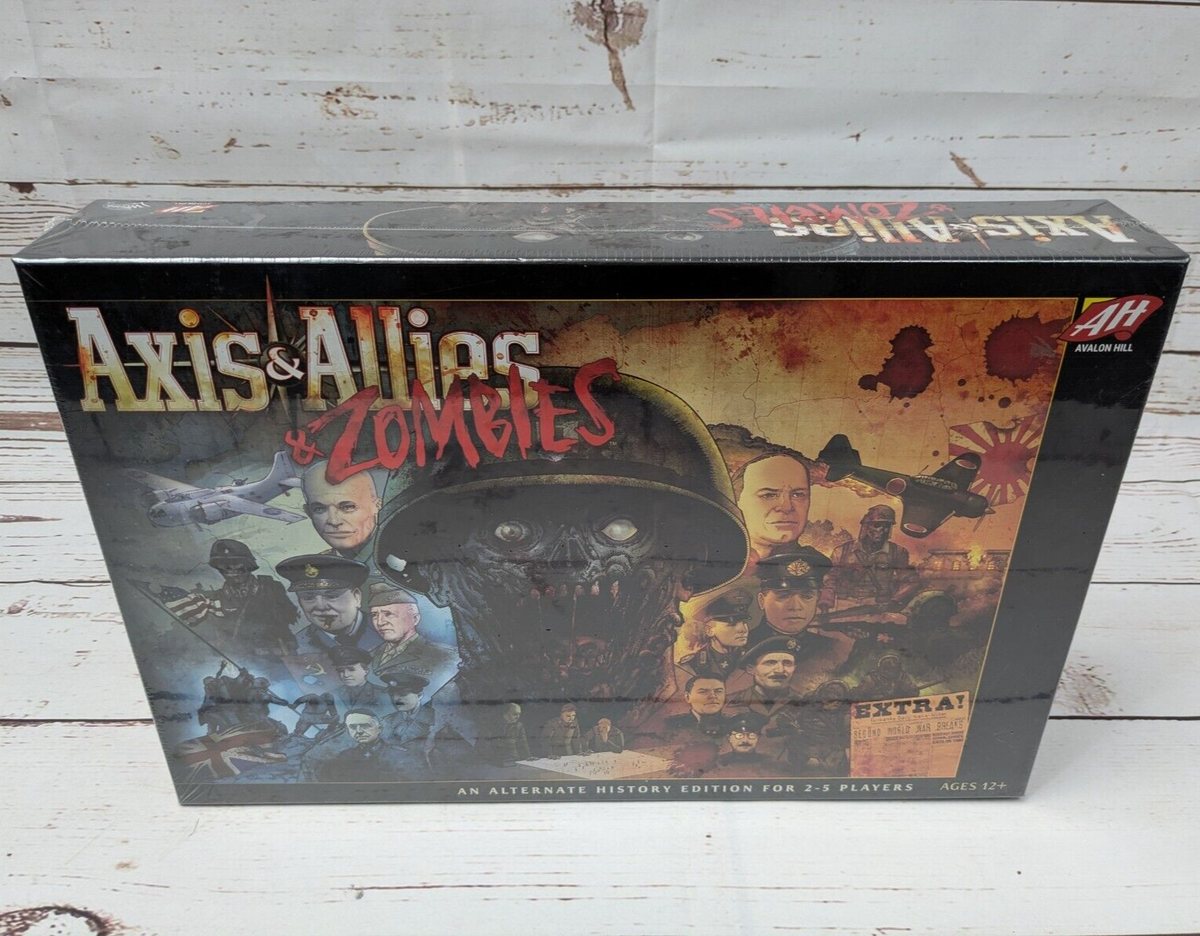 Avalon Hill A&A Axis & Allies Zombies Board Game NIS WWII War