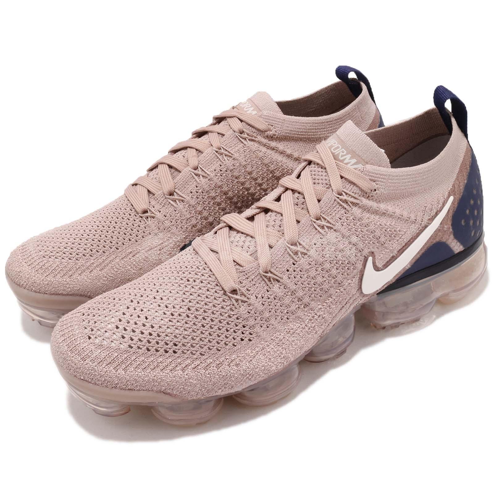 Nike Air Vapormax Flyknit 2 2.0 Max Difused Taupe Mens Running Shoes 942842-201 Nike Air Vapormax Flyknit 2 2.0 Max Difused Taupe Mens Running Shoes 942842-201