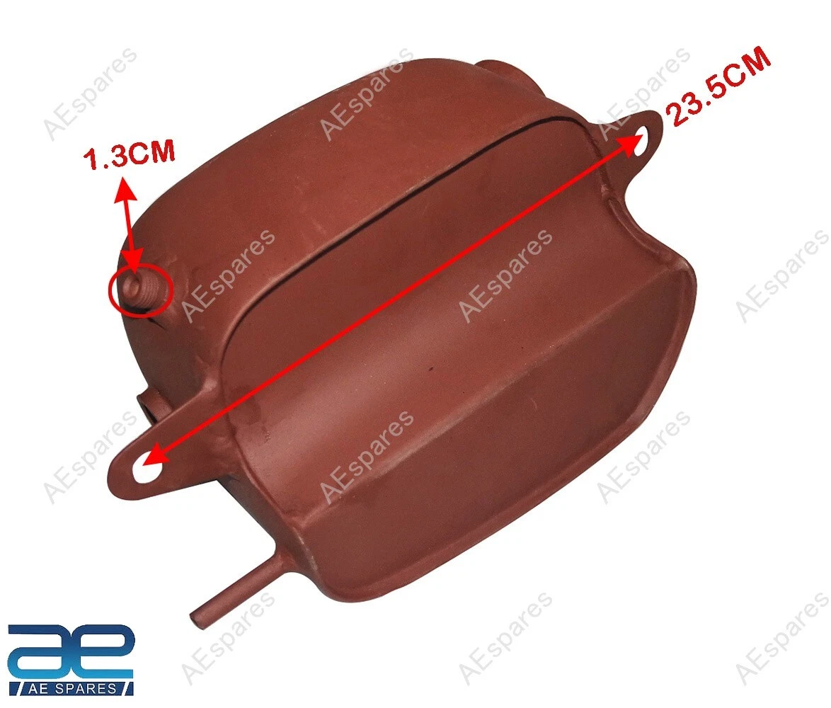FITS FOR BSA A7 RIGID MODEL 1948 OIL TANK RAW STEEL view 4