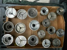 Hardinge 5C Step Collets ( 9pcs ) 2 3/4" OD with ( 9pcs ) 2 3/8" OD LOT - G
