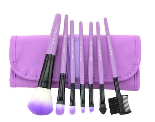 7-teiliges Profi Make-up Pinsel Set - Foundation, Lidschatten & Blending Kosmetik Kit - Bild 8 von 23