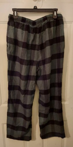 Eddie Bauer Dark Green Flannel Sleep Pants Mens Medium - Picture 2 of 5