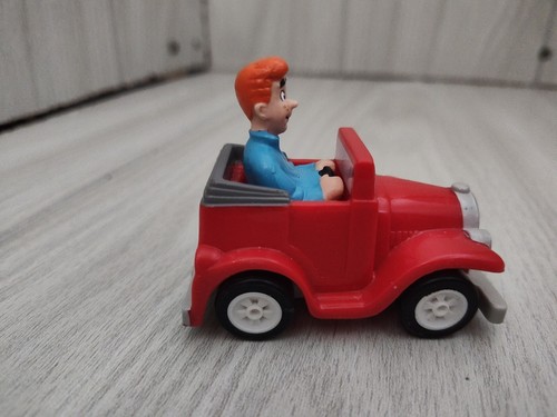Vtg 1991 Burger King Toy Riverdale Comic Archie Andrews Red Car Pull Back Driven - Picture 2 of 8