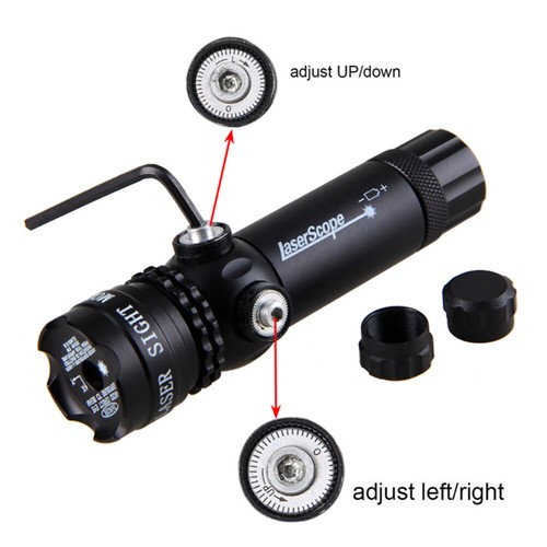 Tactical Green Dot Laser Sight Rifle Gun Scope Rail + Remote Switch For Hunting - Picture 7 of 12